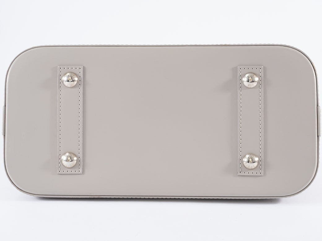 LOUIS VUITTON Alma PM Epi Leather Handbag Gres Gray OffWhite Preowned Auth17