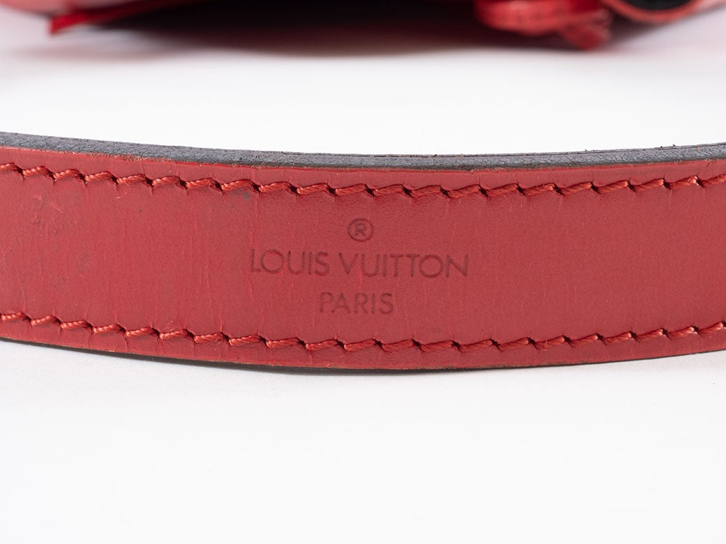LOUIS VUITTON Noe Epi Leather Shoulder Bucket Drawstring Red M44007 Preowned11