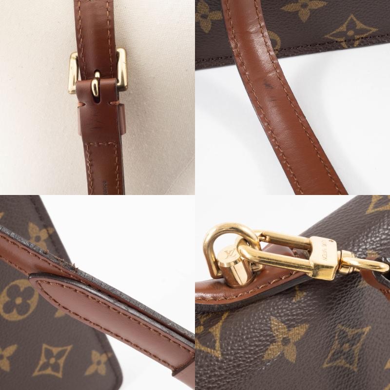 LOUIS VUITTON PorteDocuments Bandouliere Monogram Business Bag M53338 Preowned13