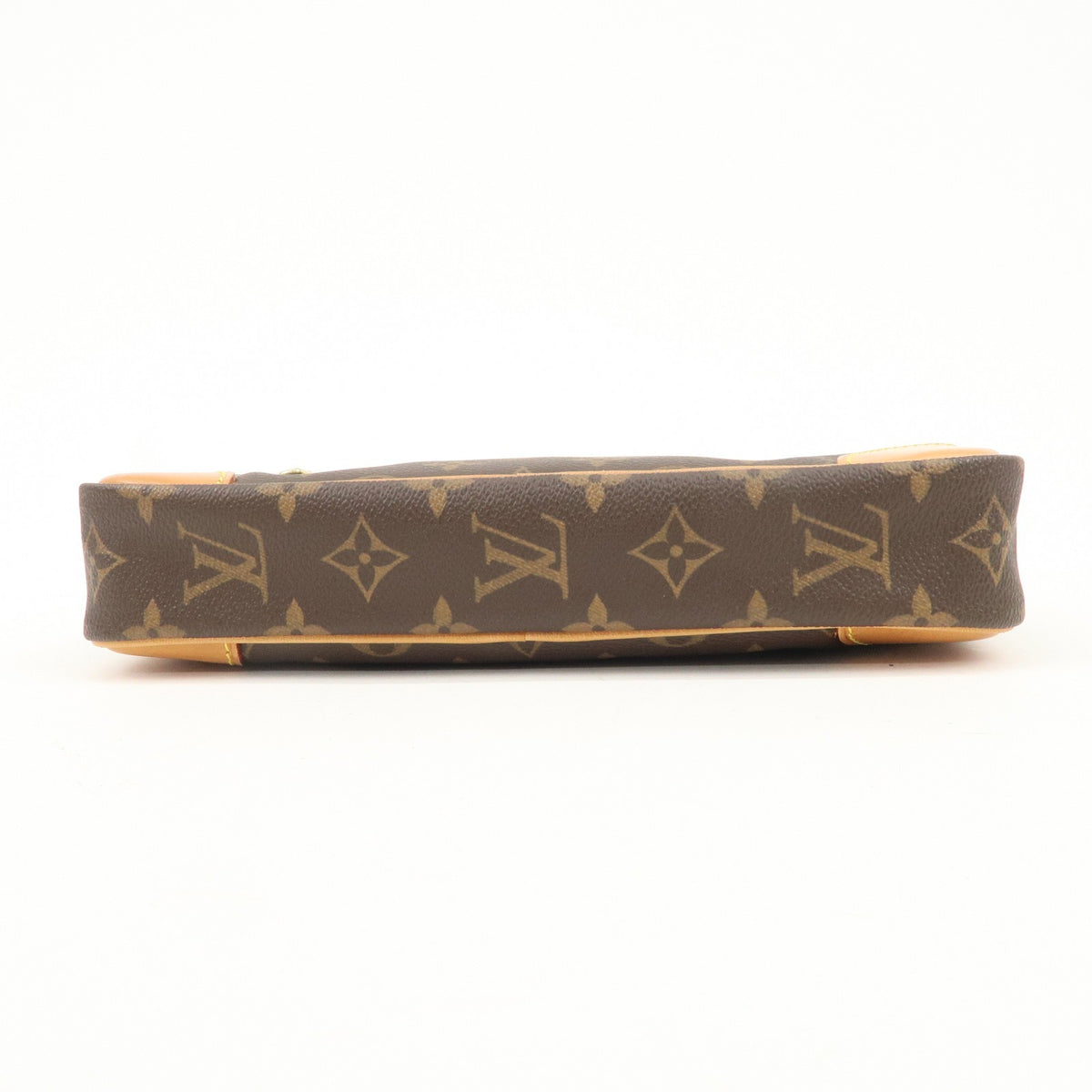 Louis Vuitton Monogram Marly Dragonne GM Clutch Bag Brown M51825 Auth Used F/S4