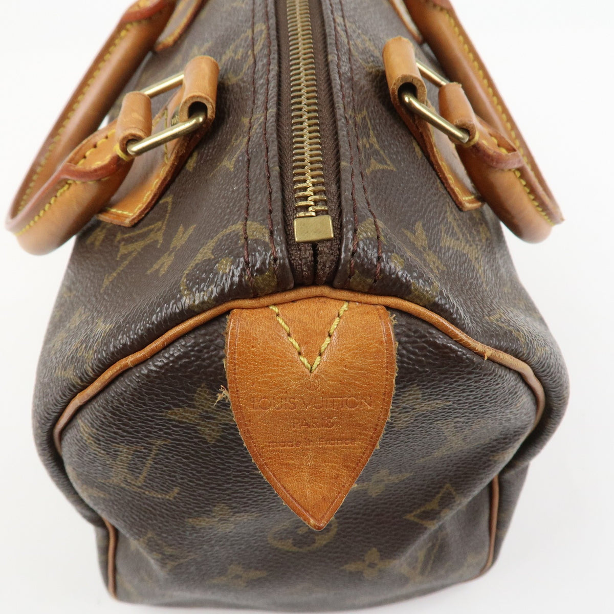 Louis Vuitton Monogram Speedy 25 Boston Bag Hand Bag Brown M41528 Auth Used F/S15