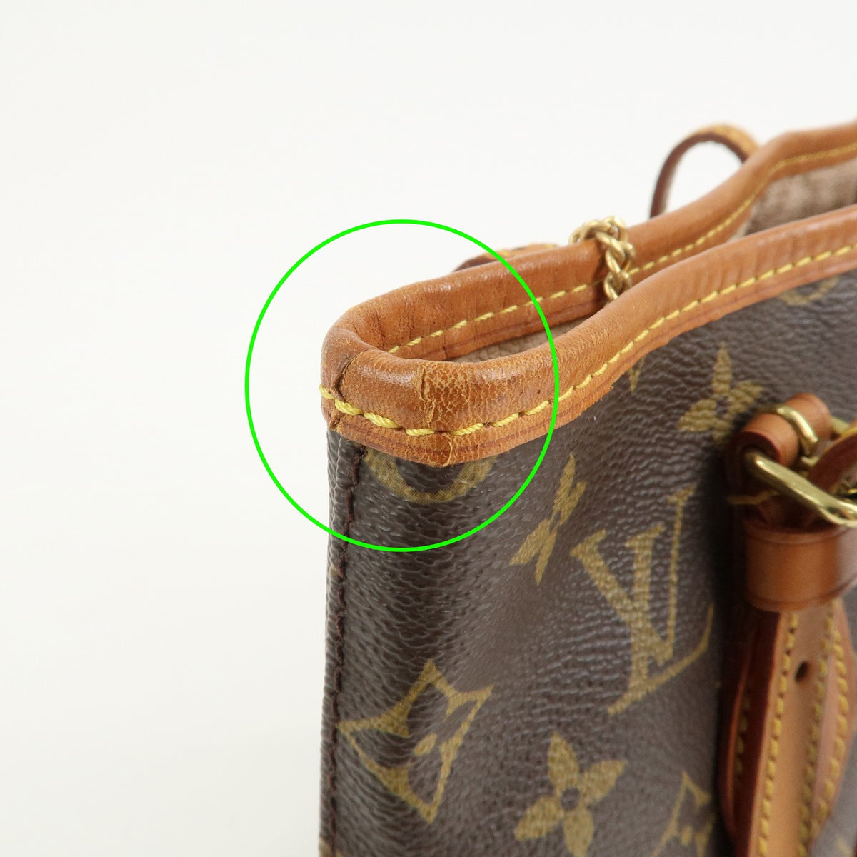 Louis Vuitton Handbag Monogram Canvas Bucket PM Brown M42238 Authentic Used F/S15