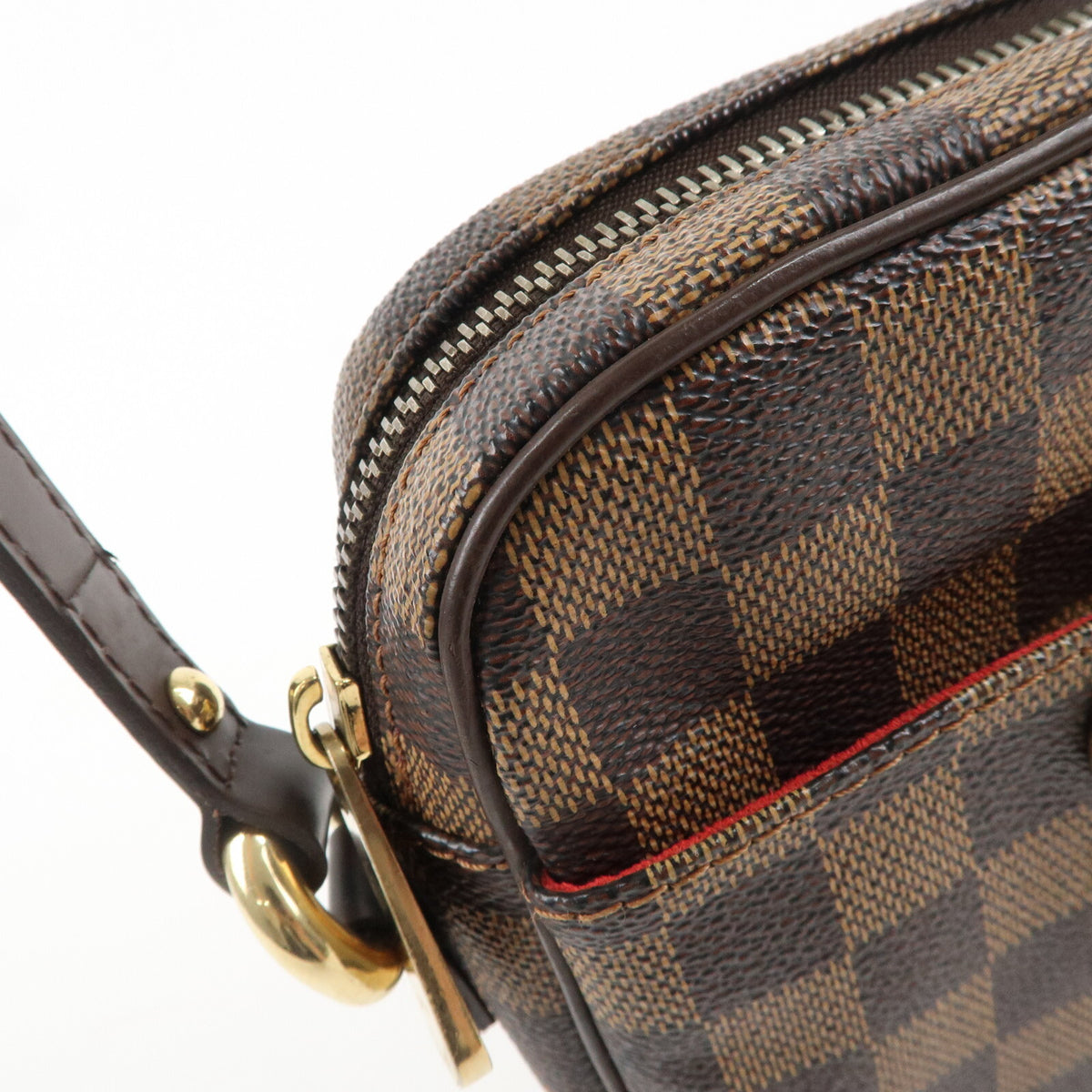 LOUIS VUITTON Damier Rift Mini Pochette Crossbody Shoulder Bag N60009 Preowned6