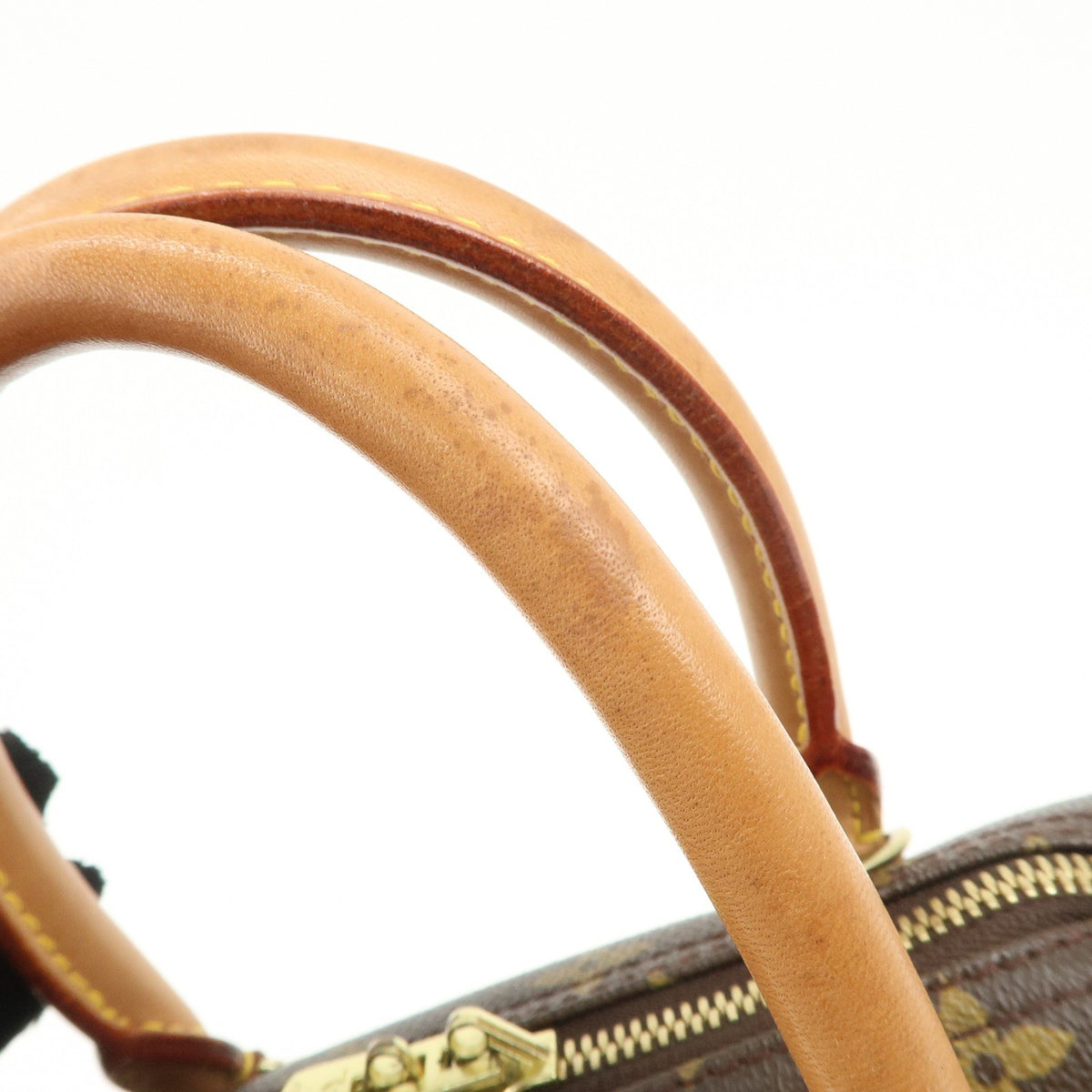 Louis Vuitton Handbag Monogram Deauville Brown M47270 Authentic Used F/S7