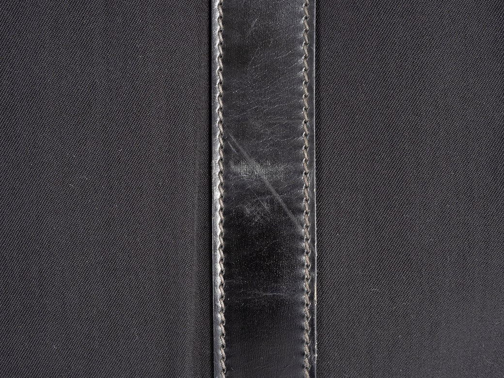 GUCCI Vintage Travel Bag Suitcase Black Canvas Large 010.123 Preowned Auth9