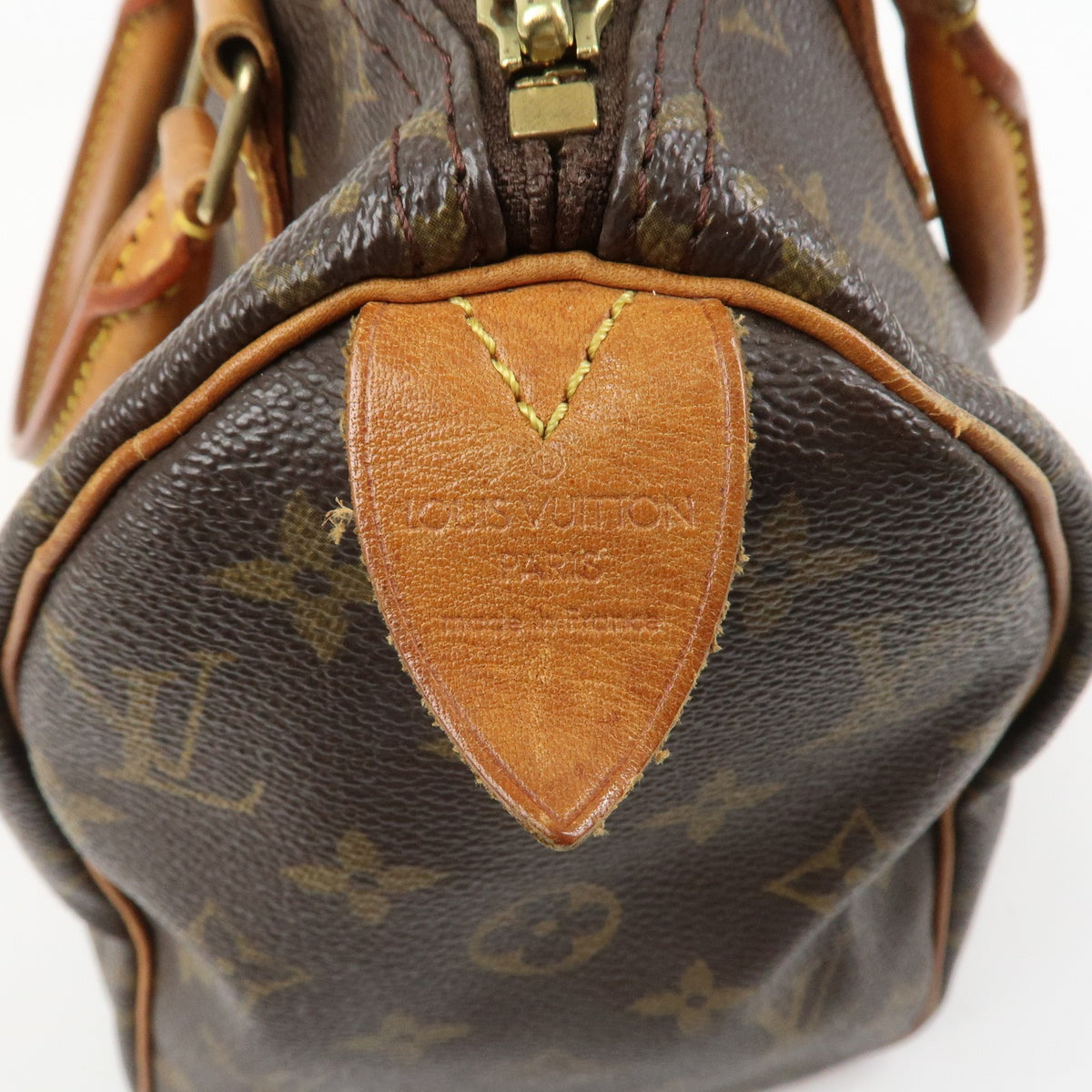 Louis Vuitton Monogram Speedy 25 Boston Bag Hand Bag Brown M41528 Auth Used F/S21