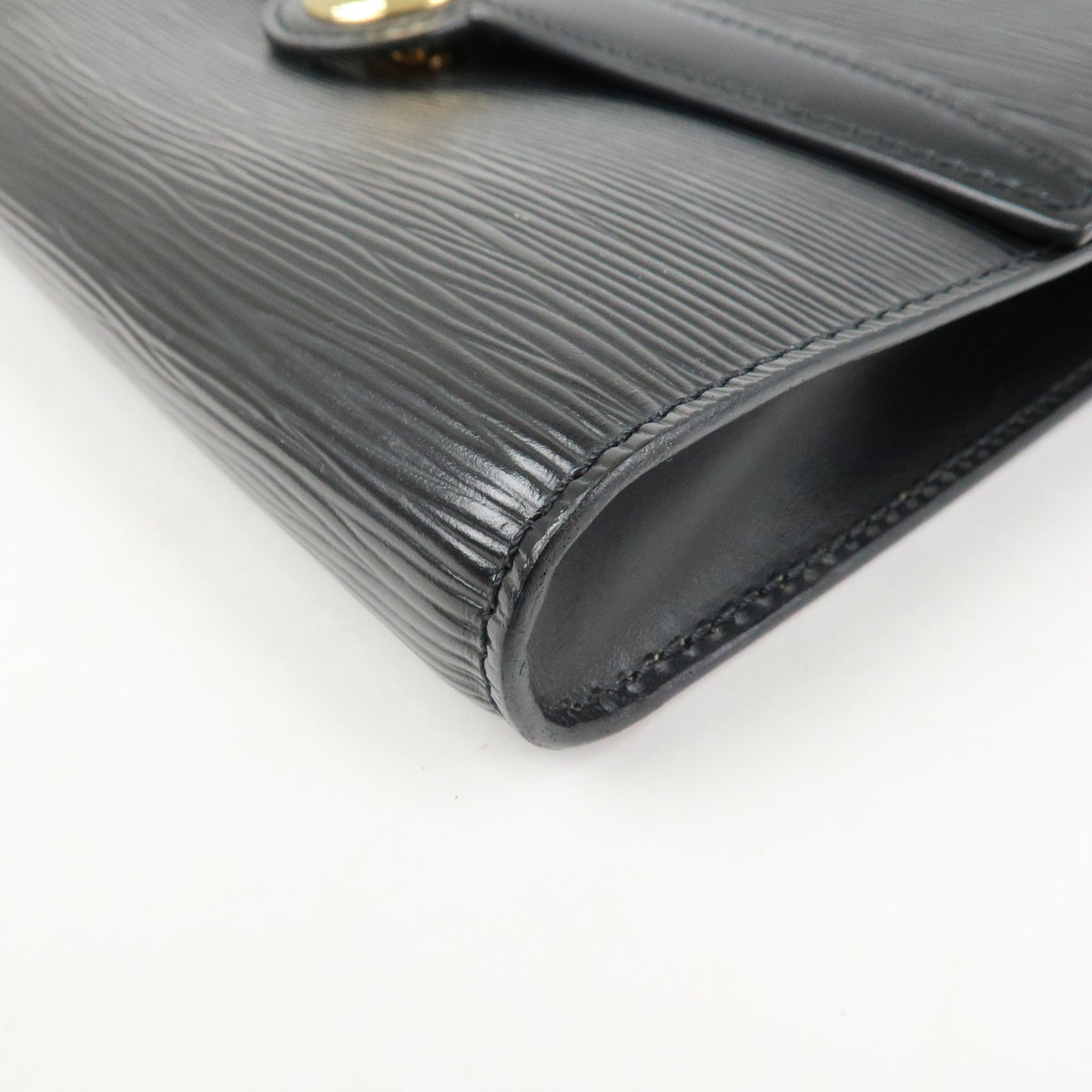 LOUIS VUITTON Arche Epi Leather Noir Black Small Convertible Bag Preowned Auth15