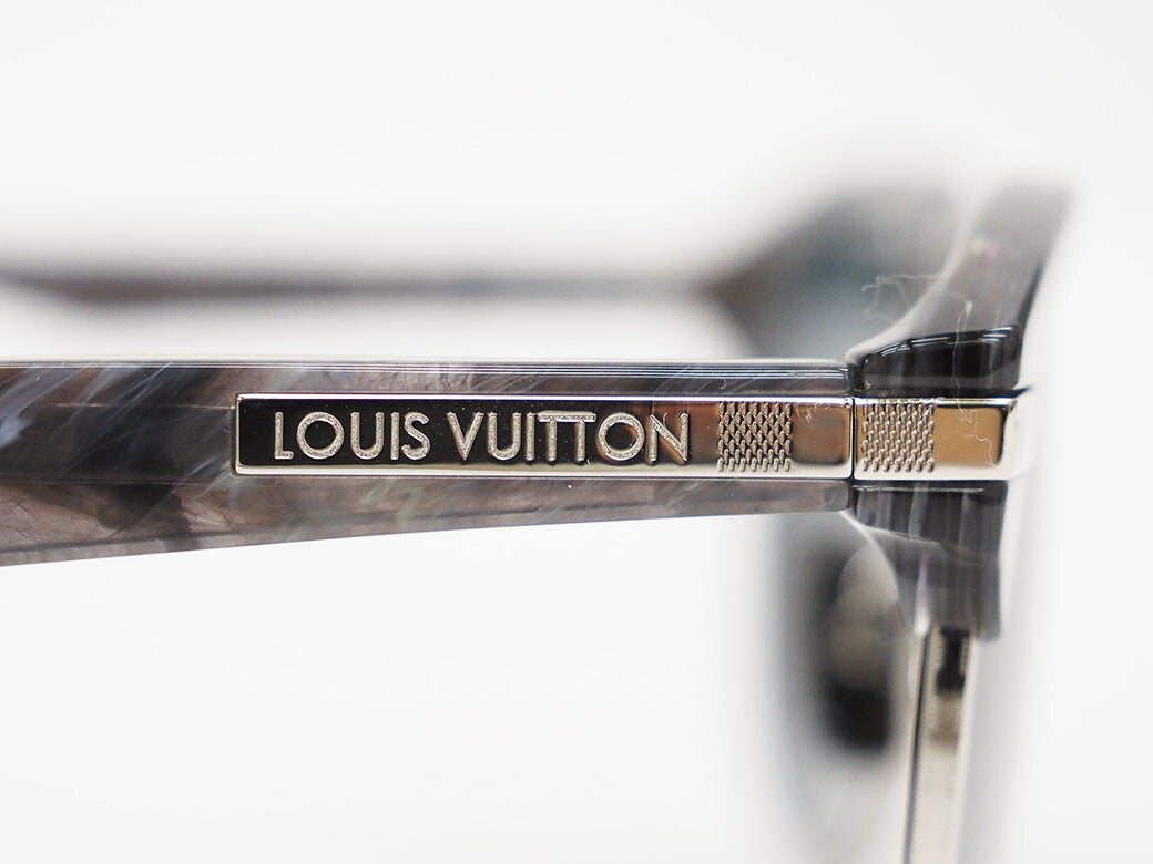 LOUIS VUITTON Sunglasses Z1339U Wellington blow type folding mens Preowned Auth7