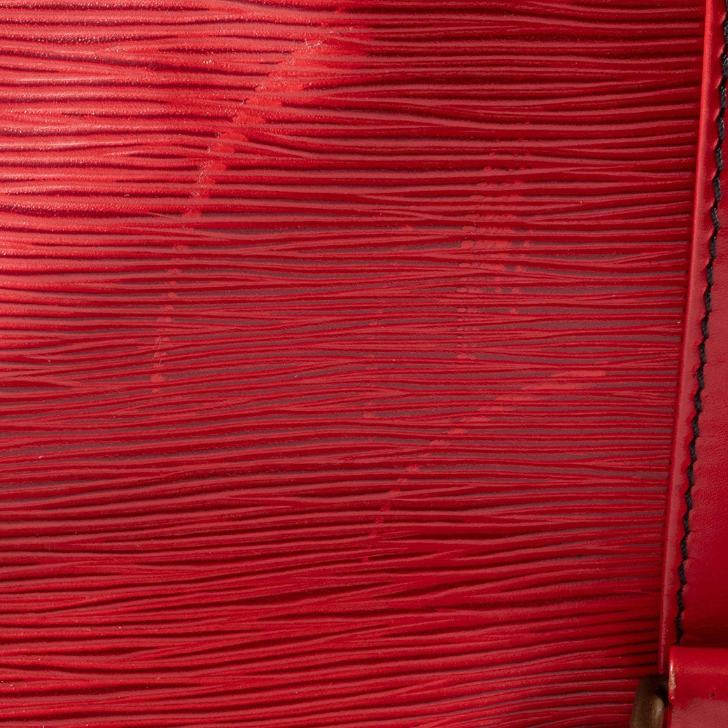 Louis Vuitton Epi Leather Randonnee GM Backpack Red M43087 Womens Preowned Auth14