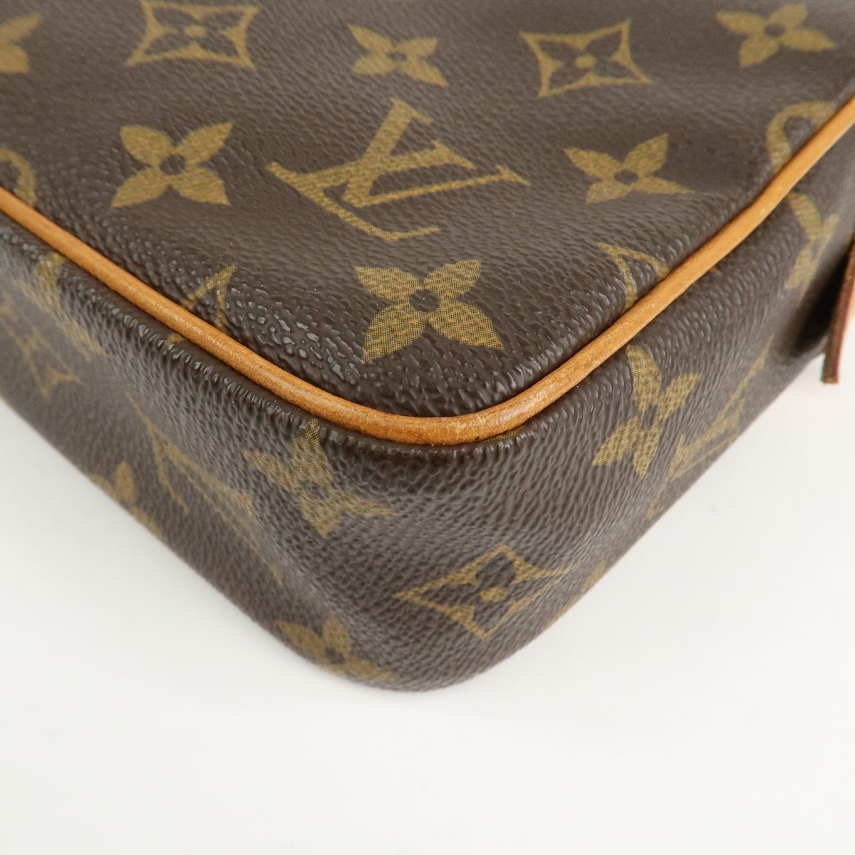 Louis Vuitton Monogram Compiegne 28 Pouch Clutch Bag Brown M51845 Auth Used F/S8