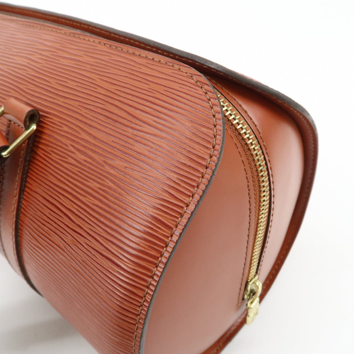 Louis Vuitton Epi Soufflot Shoulder Bag Kenya Brown M52223 Preowned Reuse Auth15