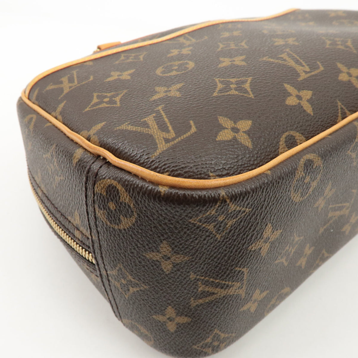 Louis Vuitton Monogram Trueville Womens Handbag Brown M42228 Preowned Auth10
