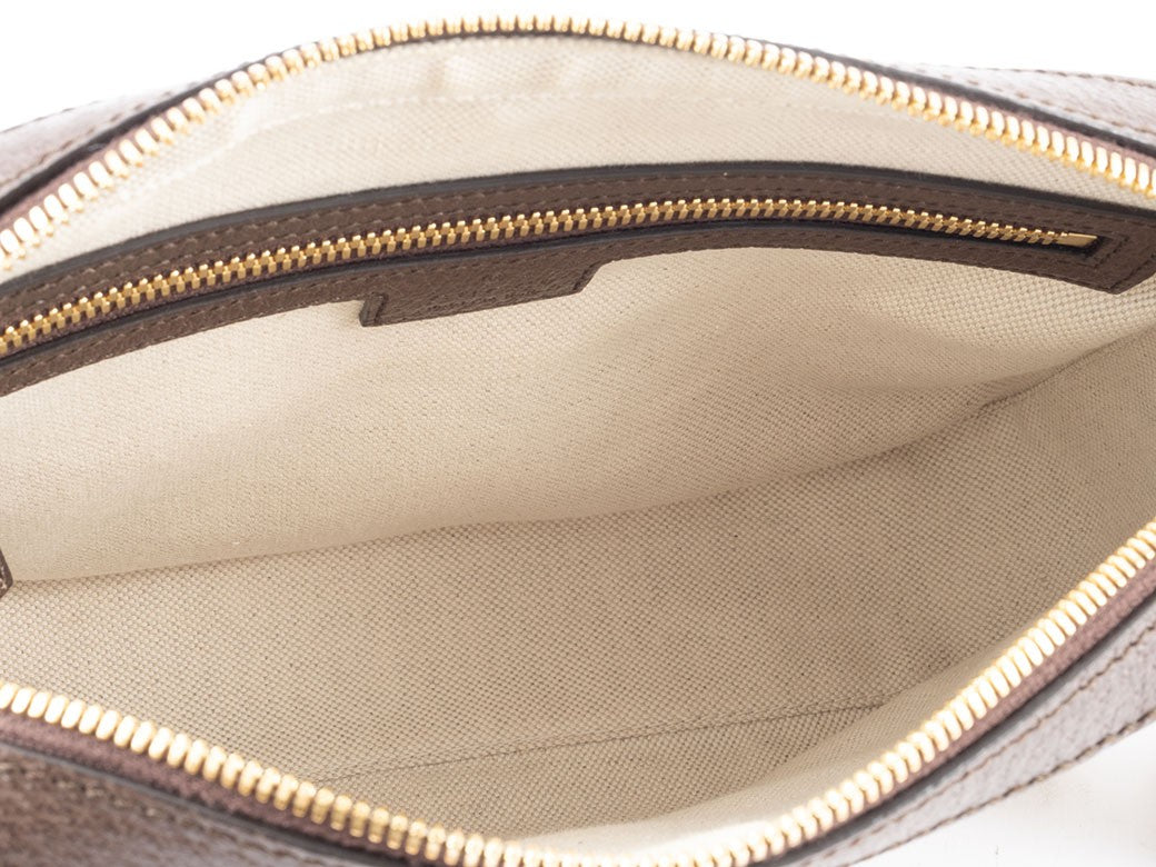 GUCCI Jumbo GG Canvas Messenger Crossbody Bag Beige Brown 675891 Preowned Auth8
