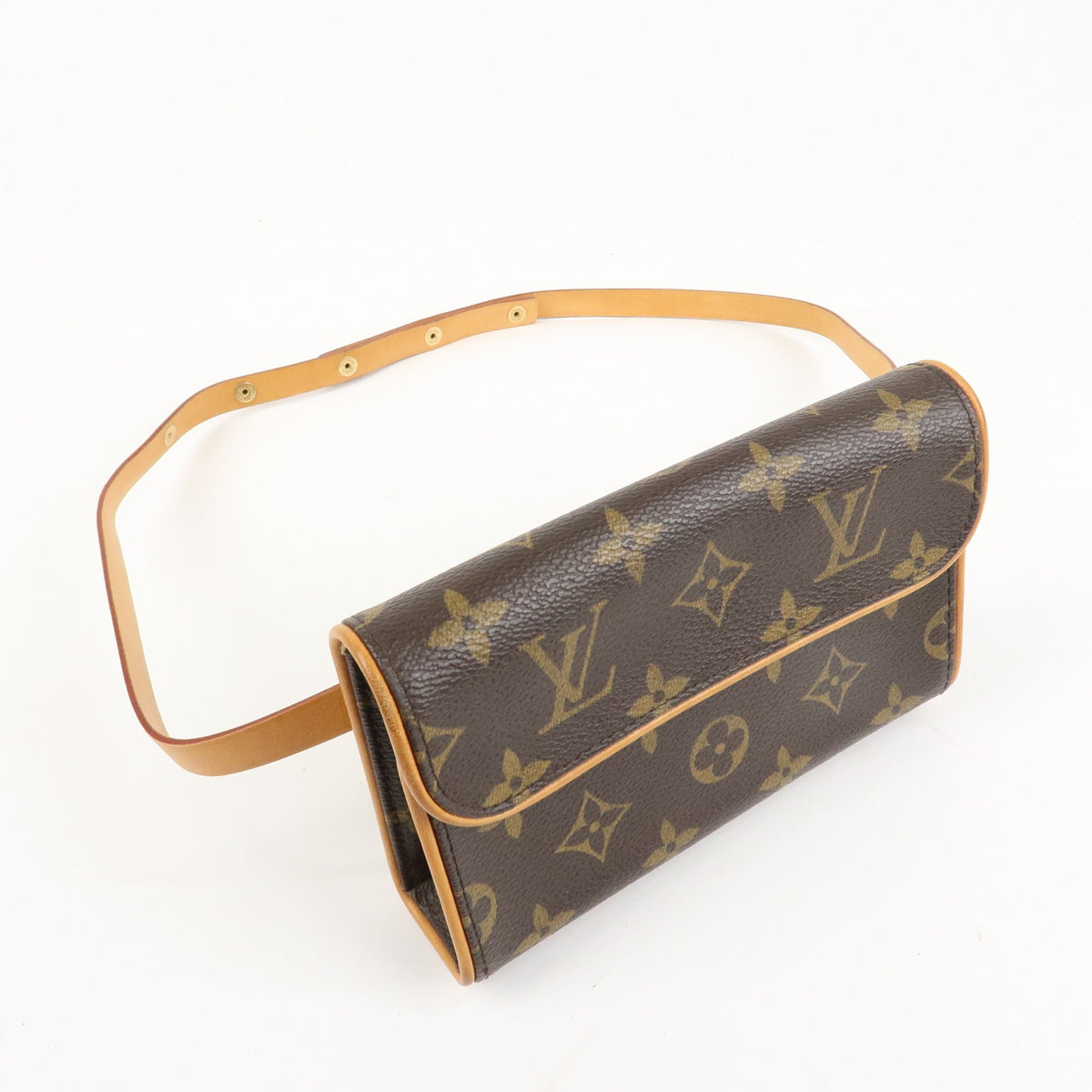 Louis Vuitton Monogram Pochette Florentine Waist Bag Belt XS M51855 Used F/S3