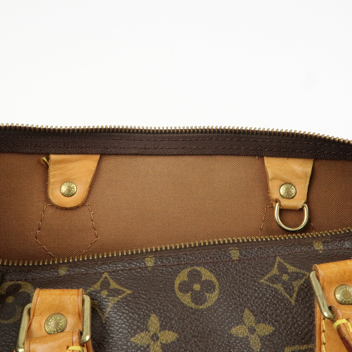 Louis Vuitton Monogram Speedy 30 Boston Bag Hand Bag Brown M41526 Auth Used F/S21