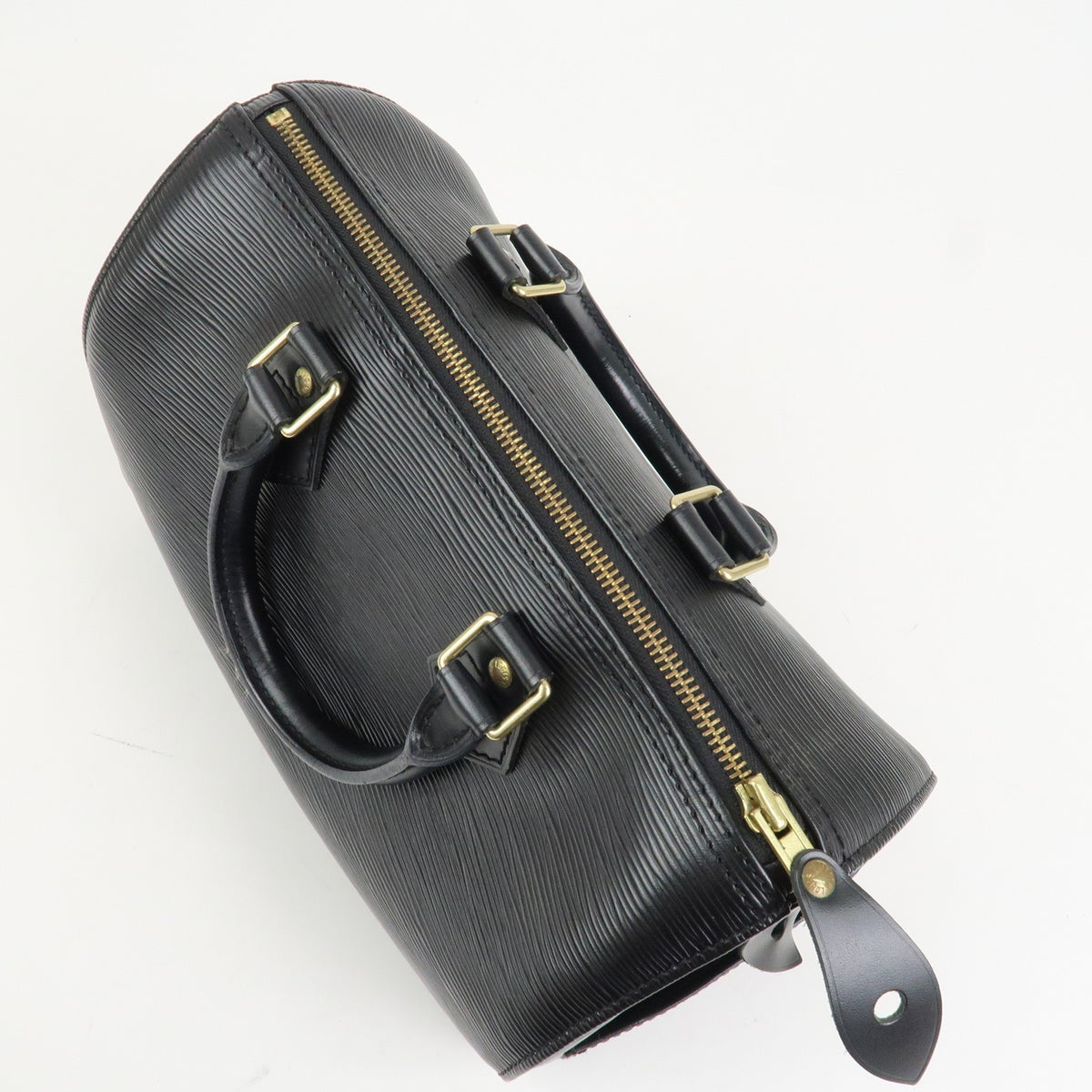 Louis Vuitton Handbag Speedy 25 Epi Leather Boston Bag Noir M59032 Used F/S18