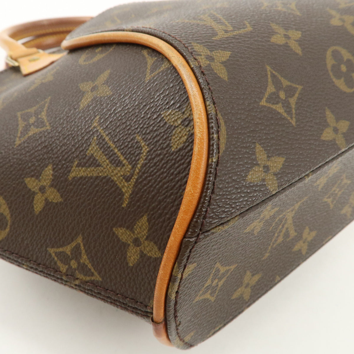 Authentic Louis Vuitton Monogram Ellipse PM Hand Bag Brown M51127 Used F/S12