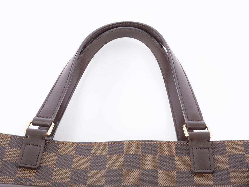 LOUIS VUITTON Uzes Damier Ebene Canvas Shoulder Tote Bag N51128 Preowned Auth10