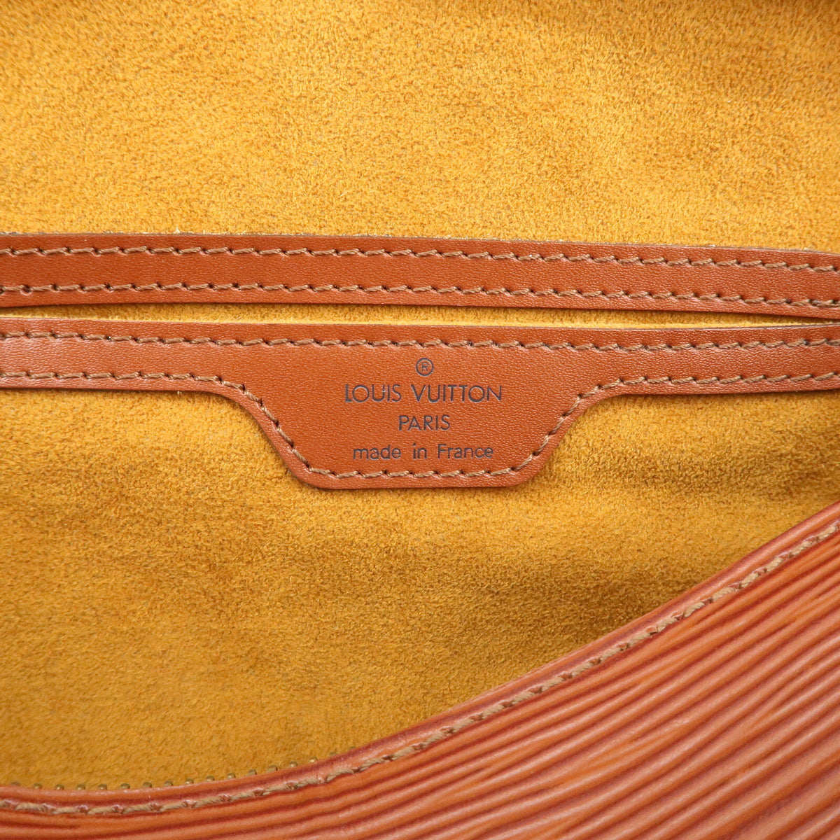 Louis Vuitton Epi Soufflot Shoulder Bag Kenya Brown M52223 Preowned Reuse Auth21
