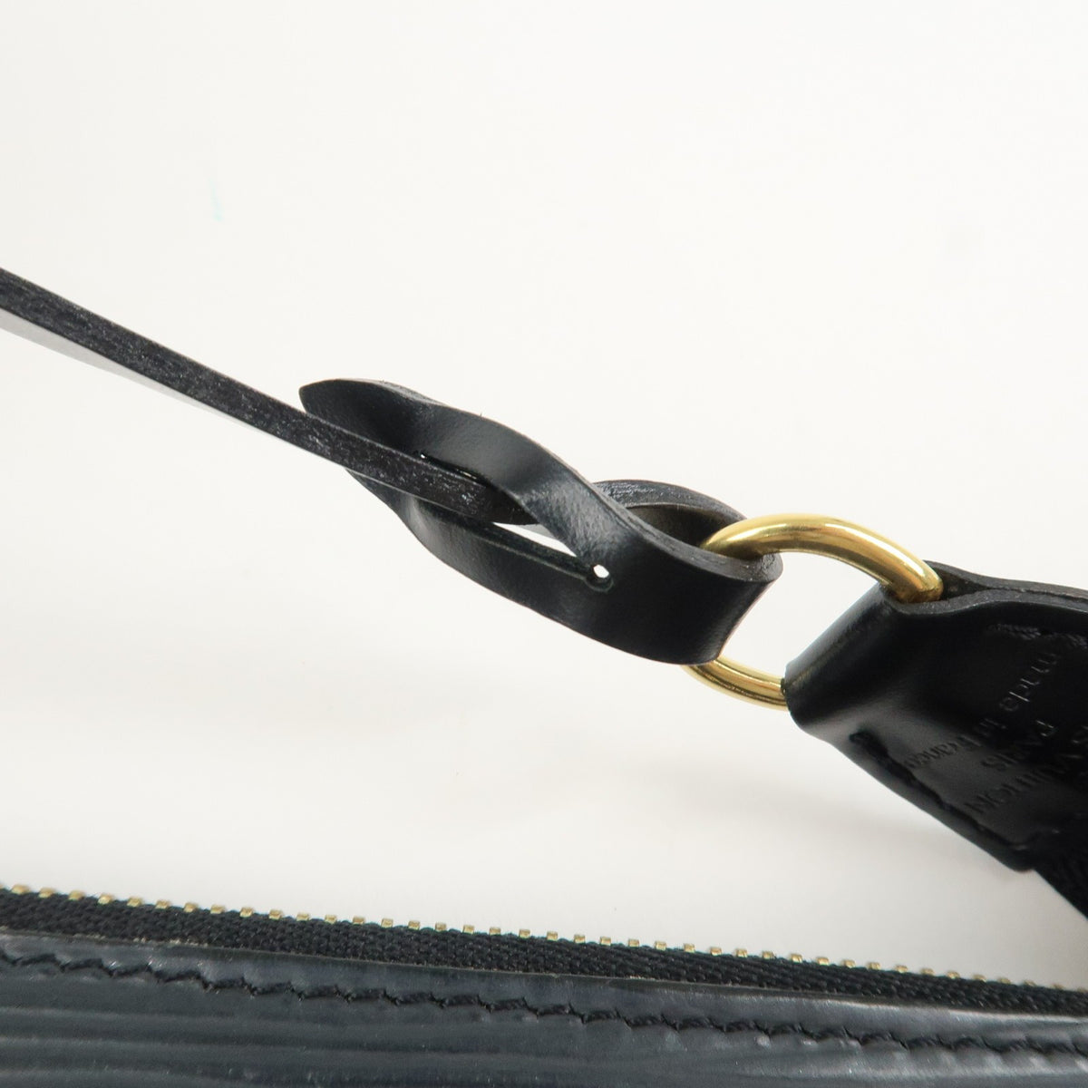 Louis Vuitton Epi Pochette Accessoires Hand Bag Noir M52942 Authentic Used F/S7