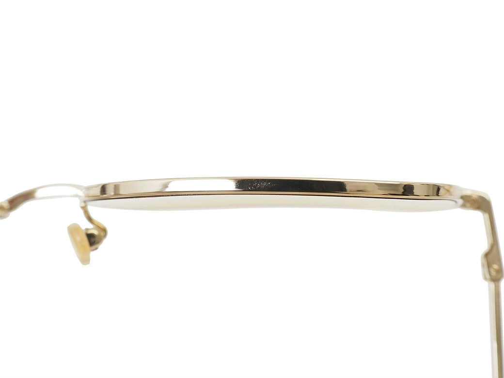 Gucci Square Charm Sunglasses Accessories Gold Yellow Gradation Pink GG1030SK4