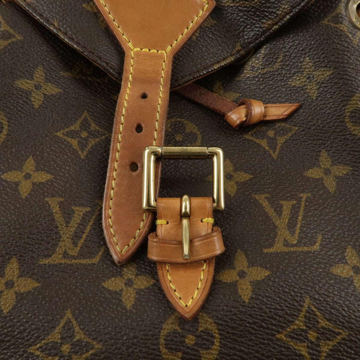 LOUIS VUITTON Monogram Montsouris MM Backpack M51136 Rucksack Preowned Auth7