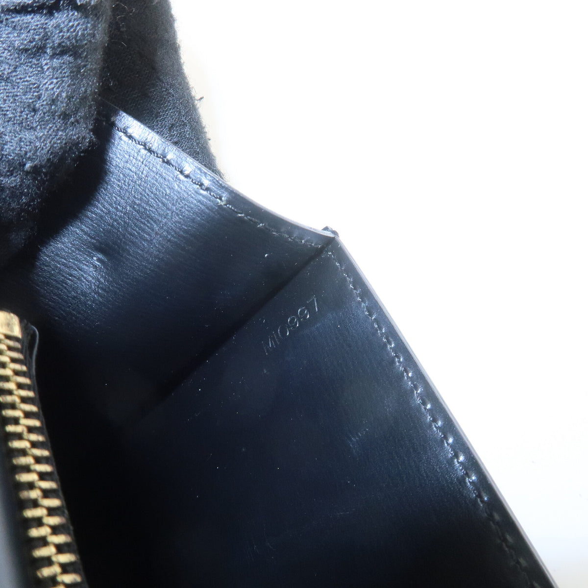 LOUIS VUITTON Malesherbes Handbag Epi Leather Black Noir M52372 Preowned Auth21