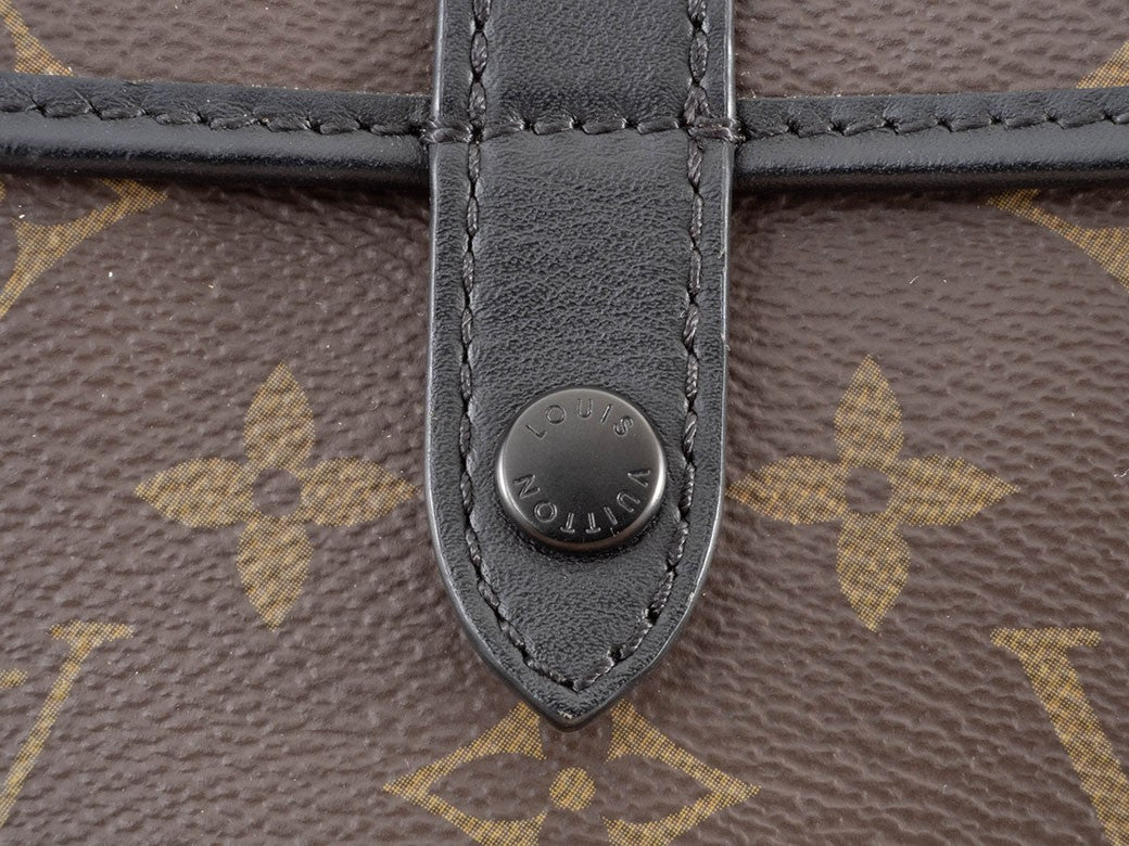 Louis Vuitton Christopher Wearable Wallet Shoulder Men's Monogram Brown Used15