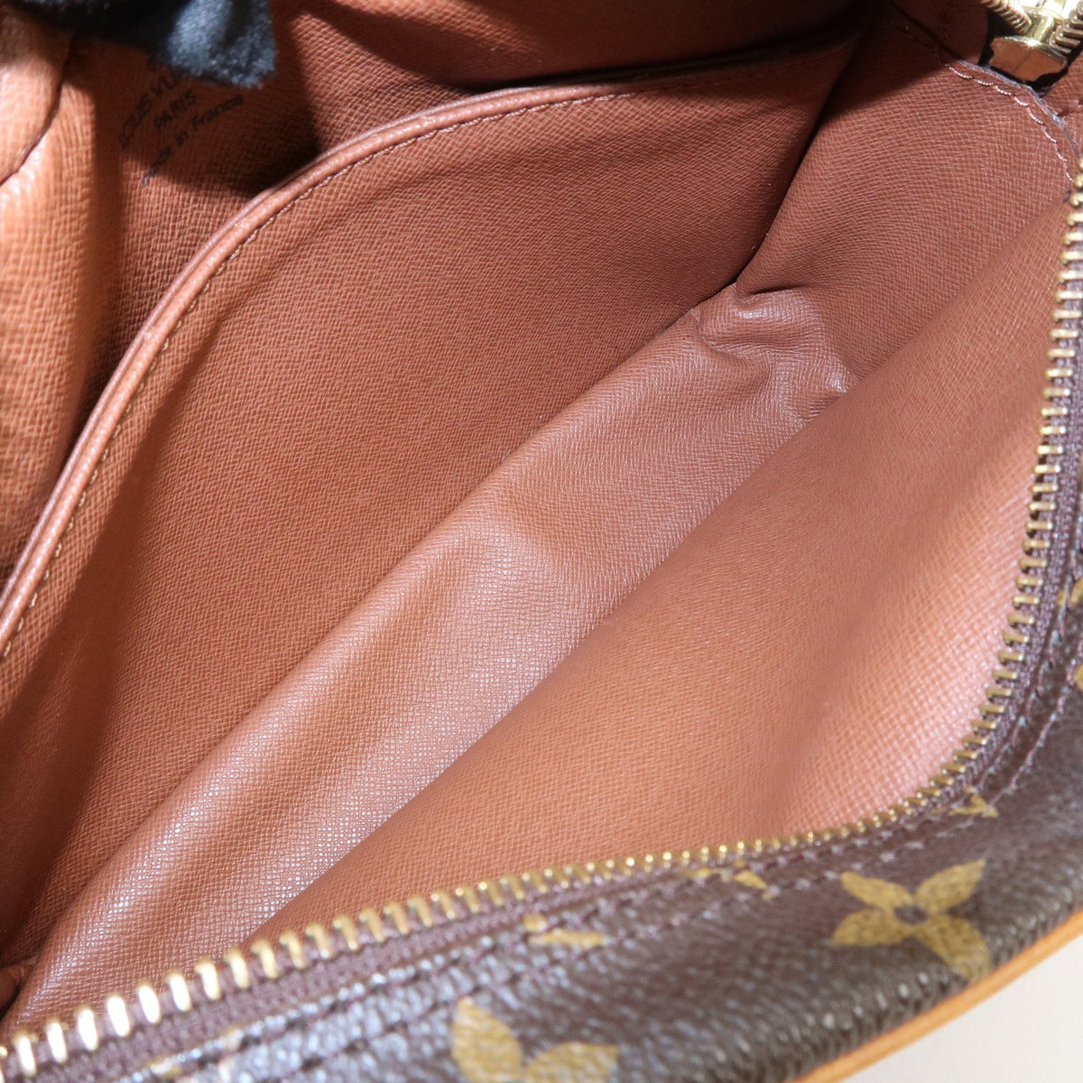 Louis Vuitton Monogram Compiegne 28 Pouch Clutch Bag Brown M51845 Auth Used F/S19