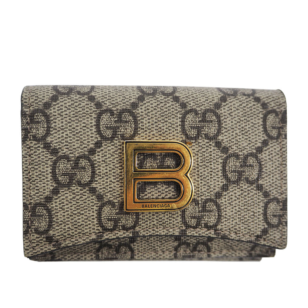 GUCCI x BALENCIAGA The Hacker Project Mini Wallet GG Supreme 681700 Preowned0