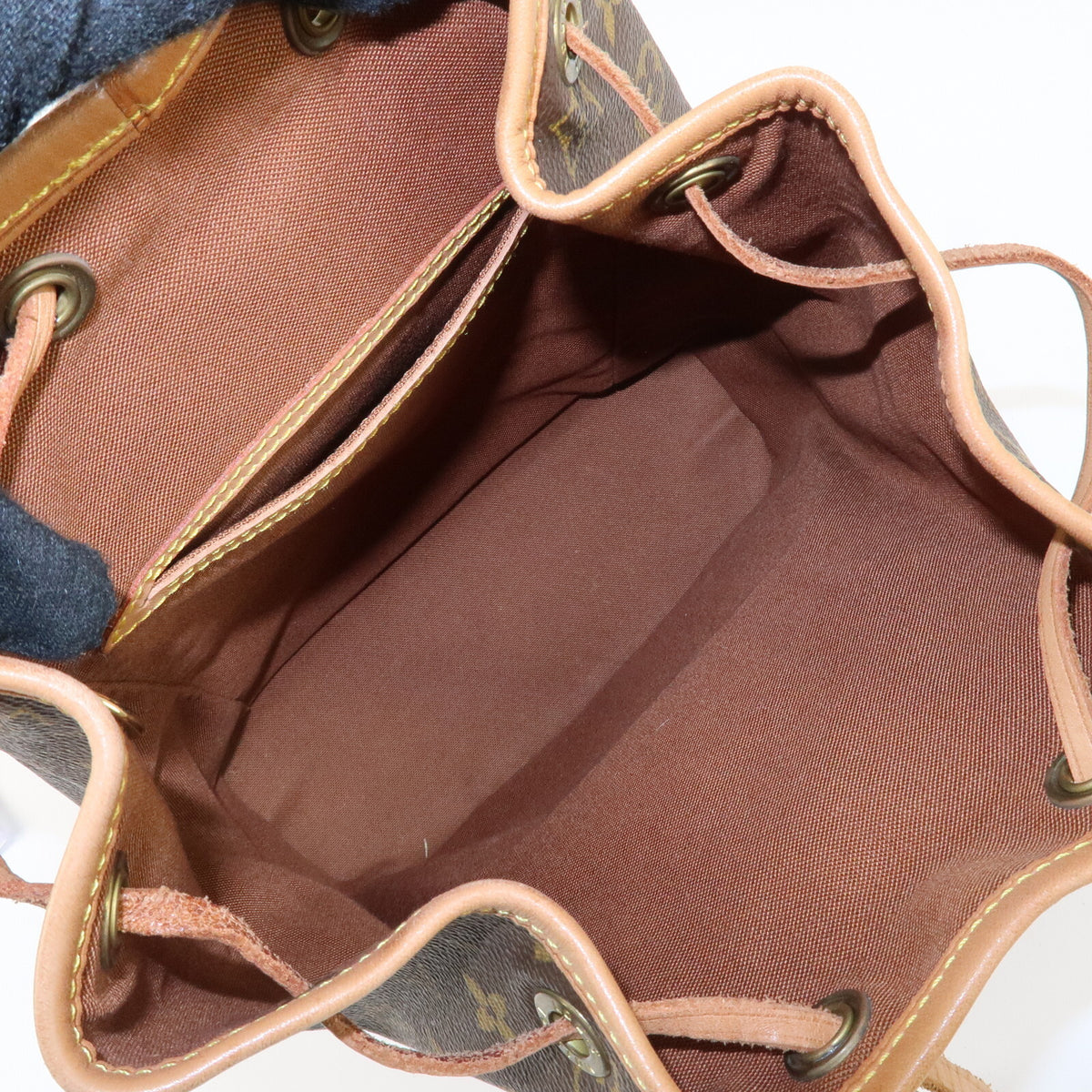 Louis Vuitton Montsouris MM Monogram Backpack M51136 Ruck Sack Preowned Auth19