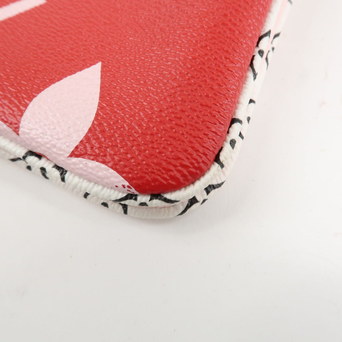 Louis Vuitton Monogram Giant Pochette Double Zip Pouch Rouge M67561 Used F/S7