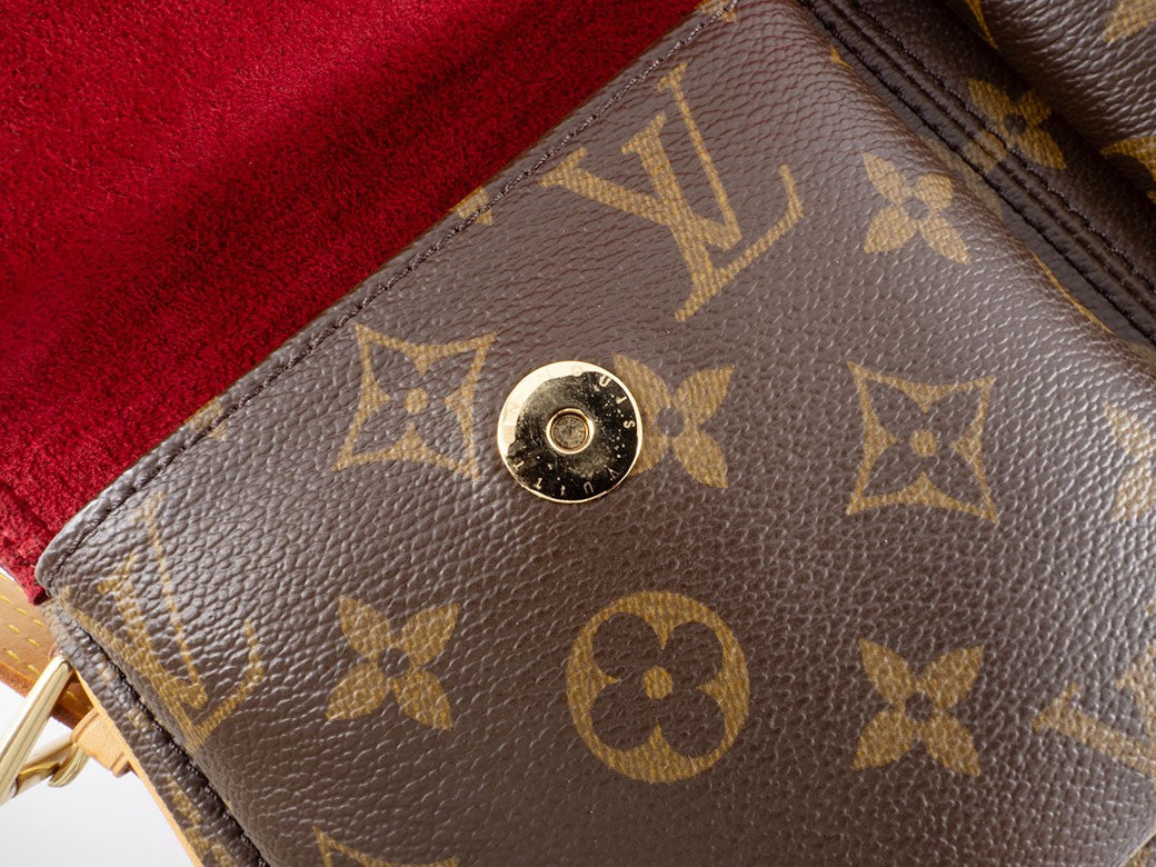 Louis Vuitton Bag Vivacite MM Monogram Shoulder Bag M51164 Reuse Used Preowned16