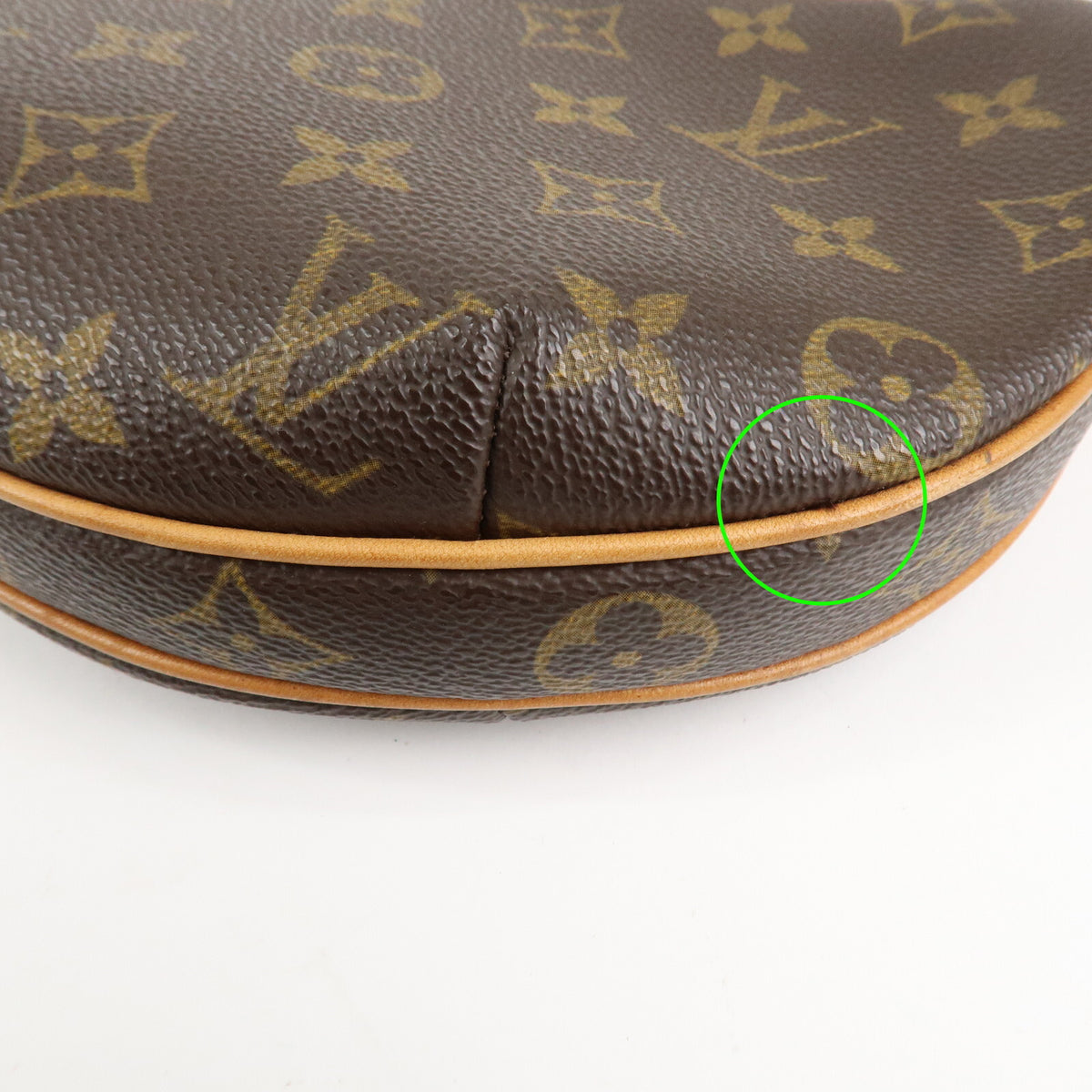LOUIS VUITTON Pochette Croissant Monogram Shoulder Bag M51510 Preowned Auth17