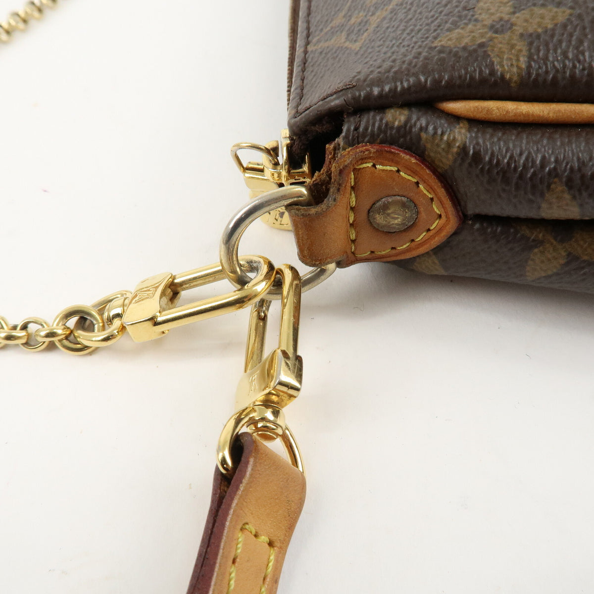 LOUIS VUITTON Monogram Eva Convertible Pouch Shoulder Bag M95567 Preowned Auth12