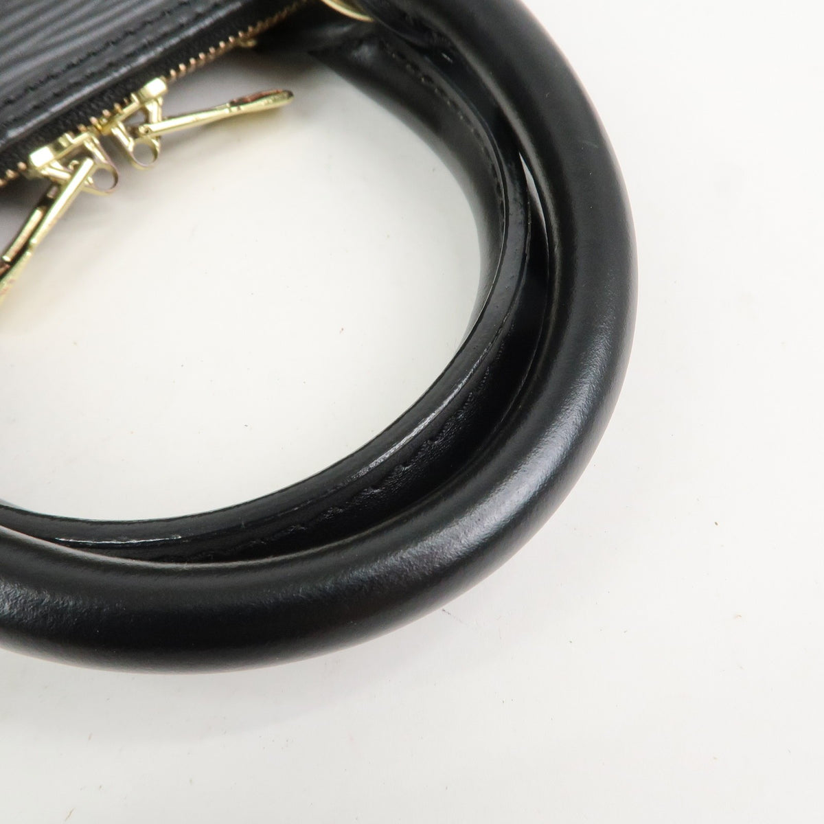 LOUIS VUITTON Alma PM Epi Leather Black Womens Handbag M52802 Preowned Auth7