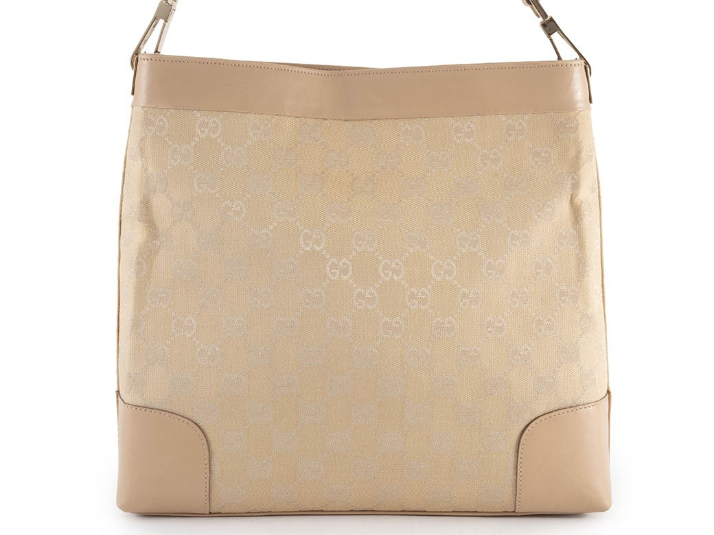 Gucci Bag GG Canvas Shoulder Bag Women's oneshoulder bag Beige Used Reuse2