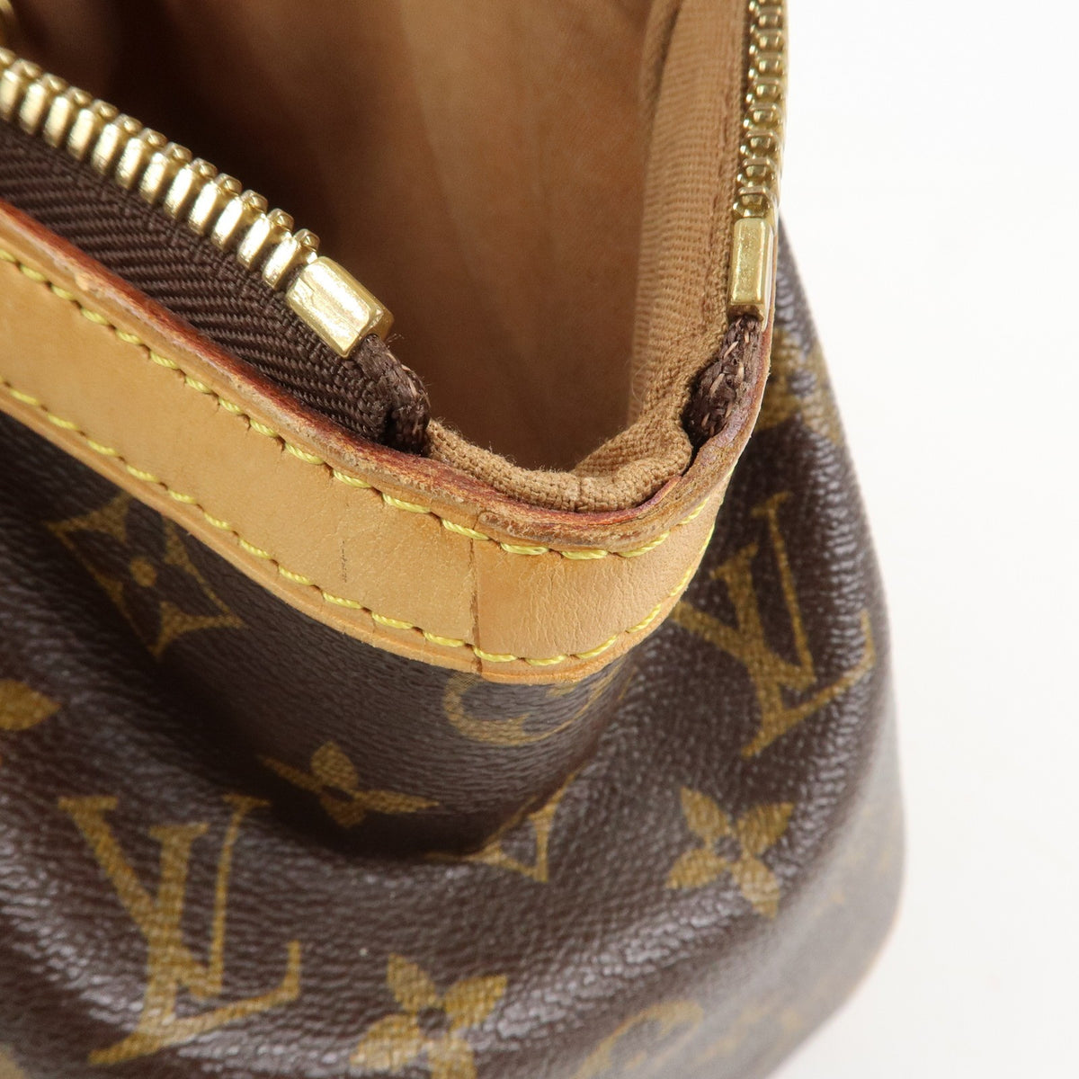 Louis Vuitton Monogram Tivoli PM Hand Bag Shoulder Bag Brown M40143 Used F/S20