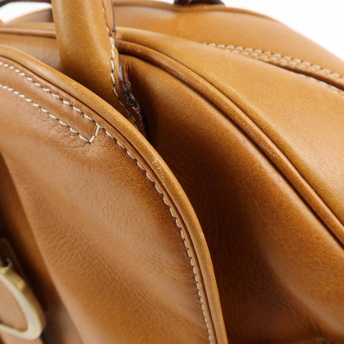 Christian Dior Double Saddle Bag Leather Tote Bag Handbag Preowned Auth13