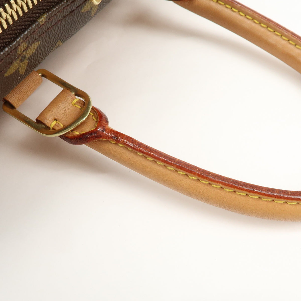 Louis Vuitton Handbag Monogram Deauville Brown M47270 Authentic Used F/S10