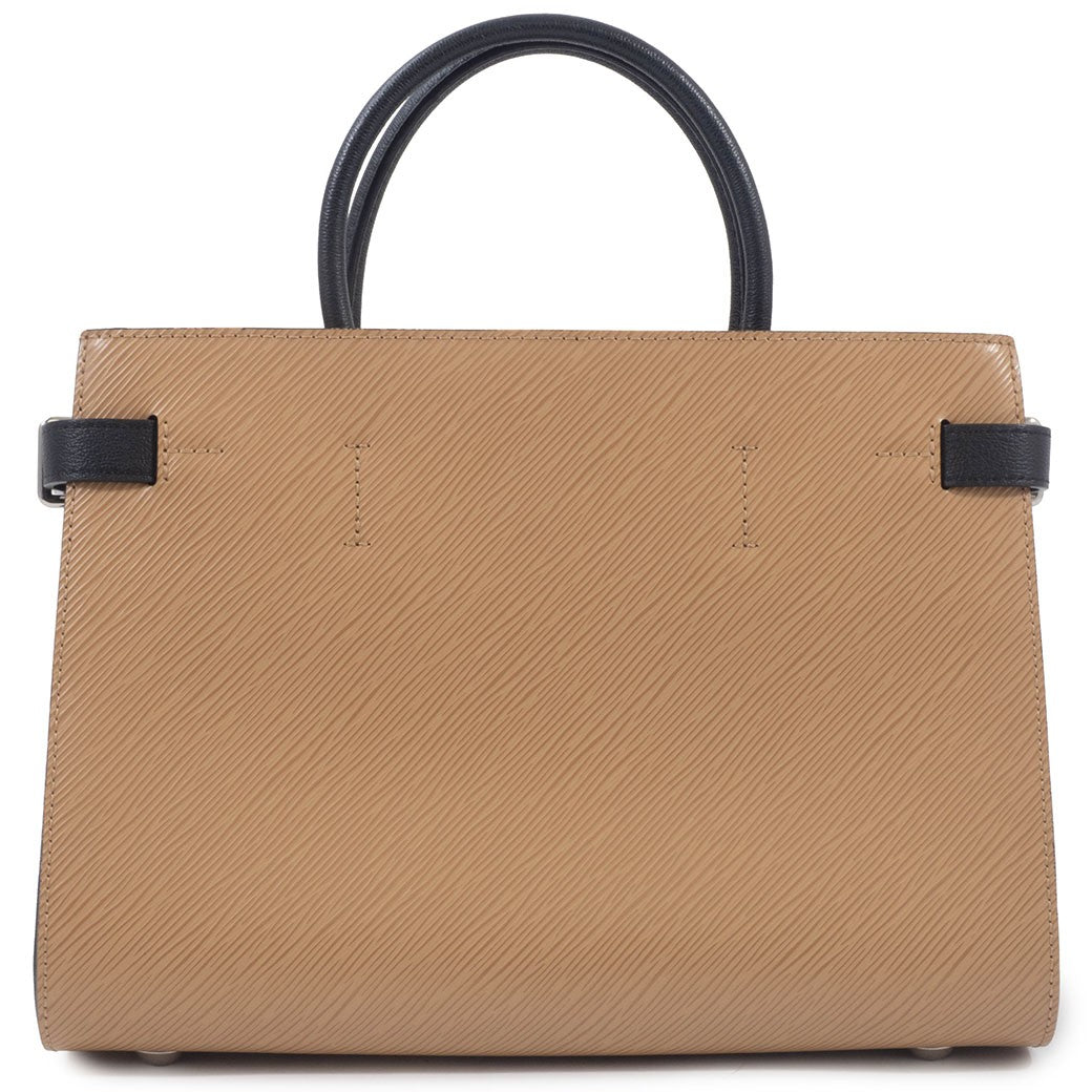 LOUIS VUITTON Twist Tote Bag Epi Camel Short Crossbody Shoulder Bag Preowned1