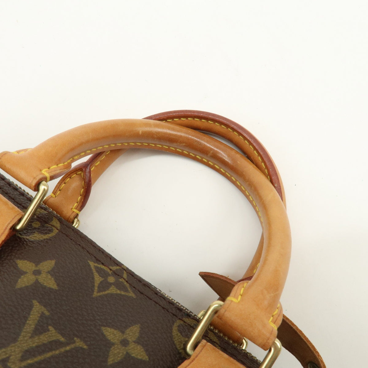 Louis Vuitton Monogram Speedy 25 Boston Bag Hand Bag Brown M41528 Auth Used F/S5
