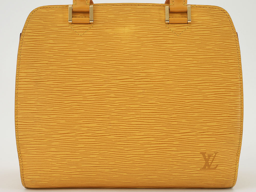 LOUIS VUITTON Pont Neuf Womens Handbag Epi Leather Yellow M52059 Preowned Auth1