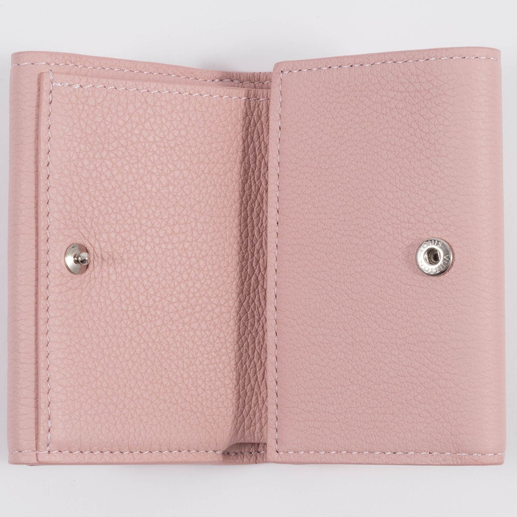 LOUIS VUITTON Portefeuille Lockmini Womens Wallet Rose Ballerine Preowned Auth14