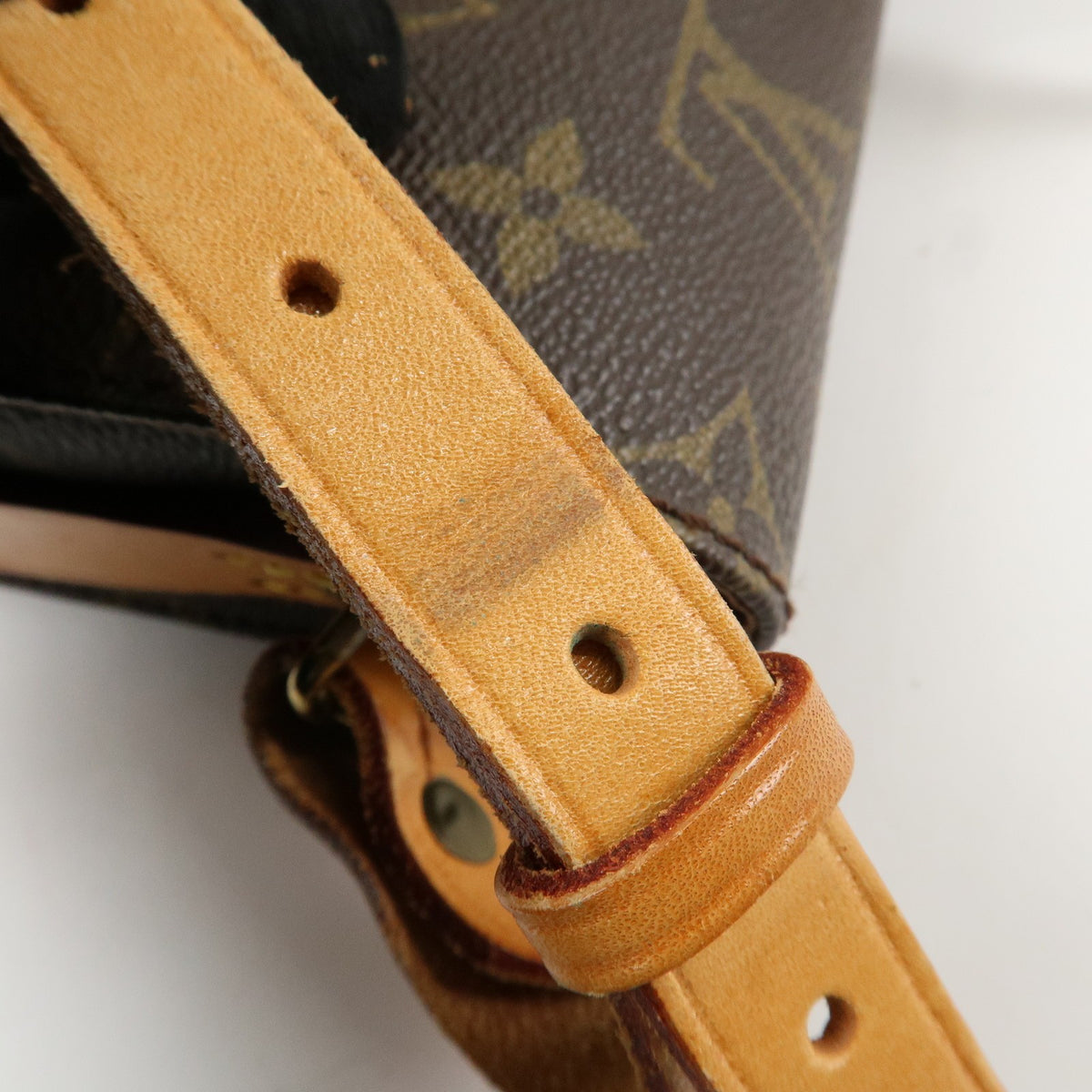LOUIS VUITTON Mini Cartouchiere Monogram Crossbody Shoulder Bag M51254 Preowned8