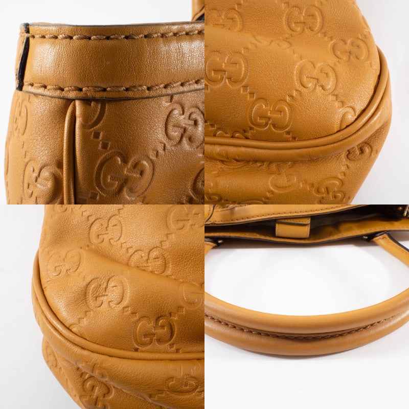 GUCCI Guccissima Sukey Leather Womens Shoulder Tote Bag Brown 296835 Preowned16
