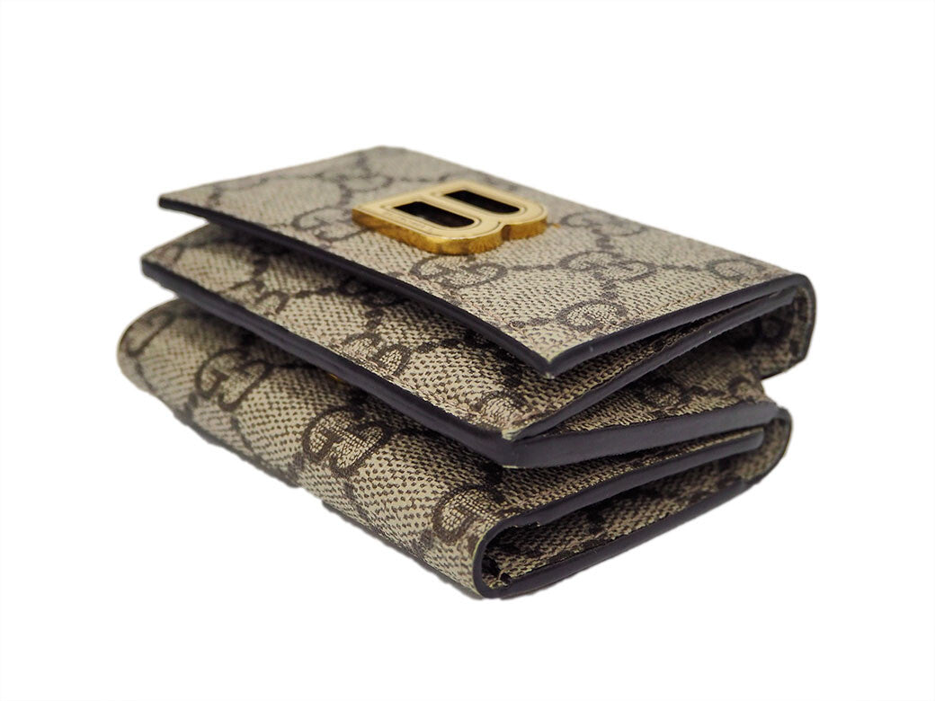 GUCCI x BALENCIAGA The Hacker Project Mini Wallet GG Supreme 681700 Preowned2