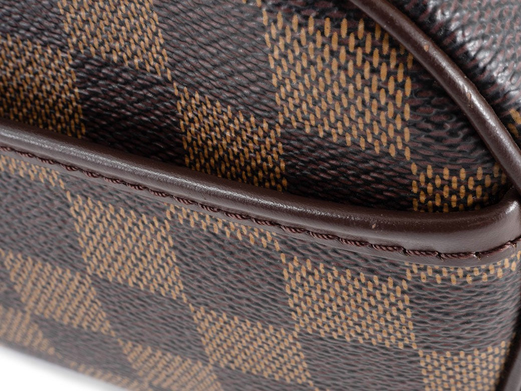 Louis Vuitton Ipanema PM N51296 Damier Ebene Canvas Brown Shoulder Bag Preowned19