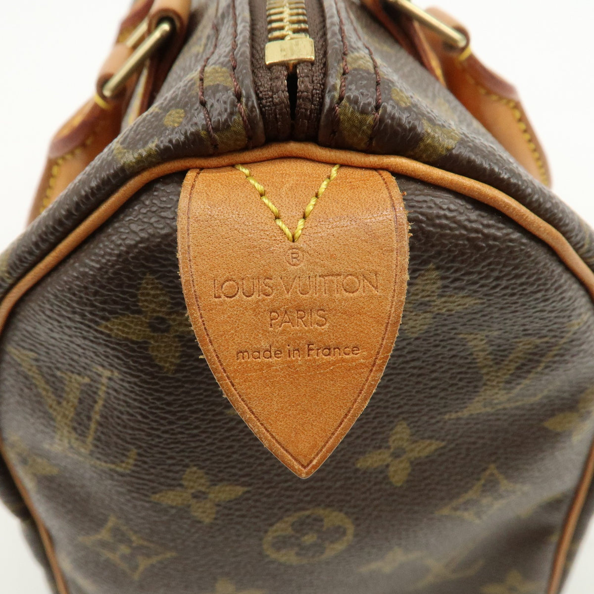 Louis Vuitton Monogram Speedy 25 Boston Bag Hand Bag Brown M41528 Auth Used F/S22