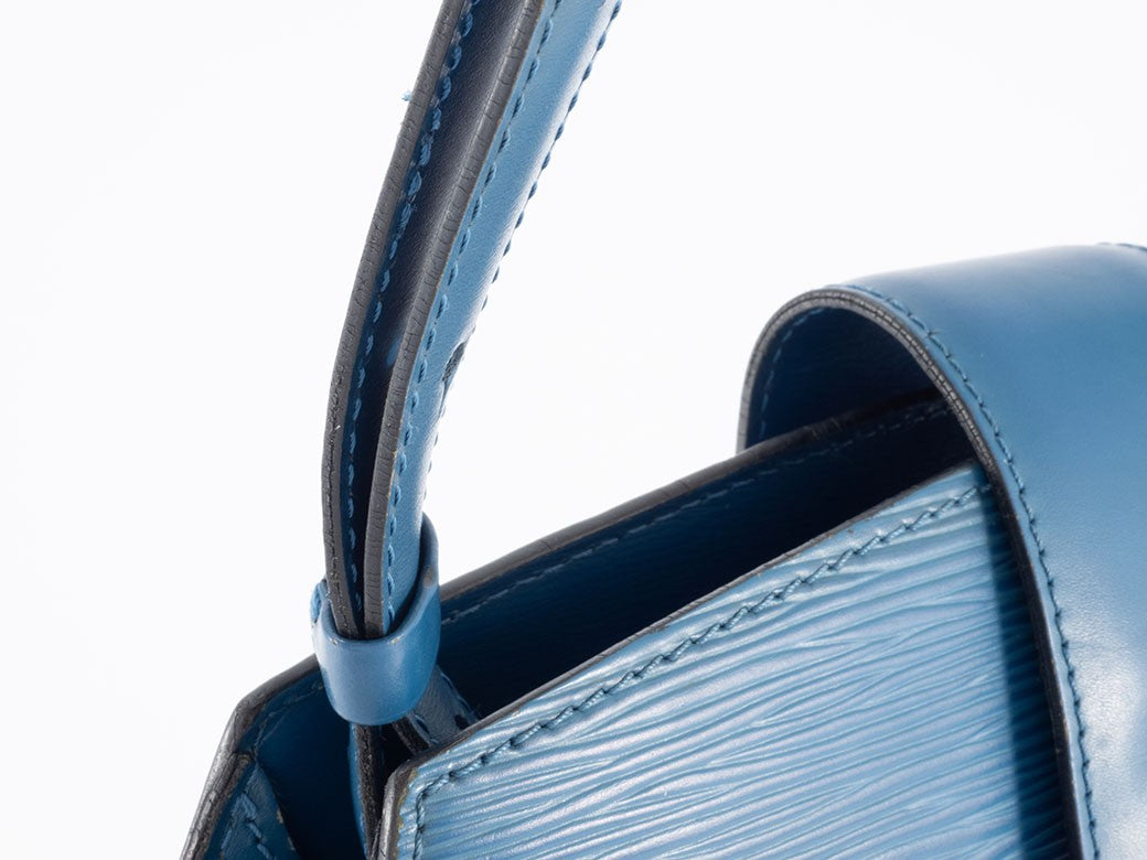 LOUIS VUITTON Cluny Epi Leather Toledo Blue Shoulder Bag M55225 Preowned Auth8